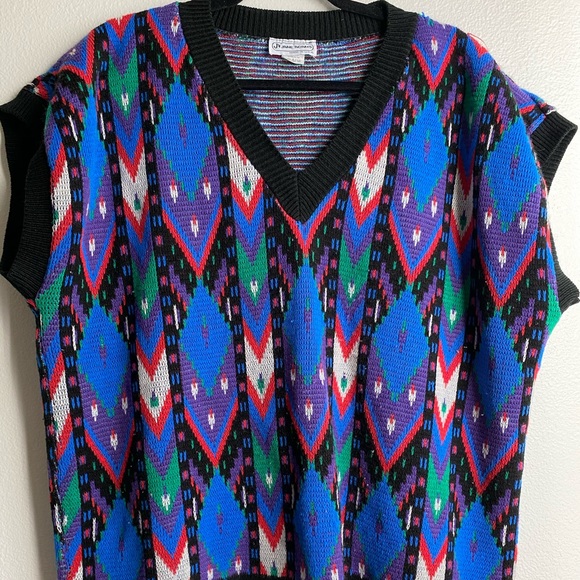 1980s/1990s VINTAGE JANE ADAMS KNIT SWEATER - Picture 4 of 4